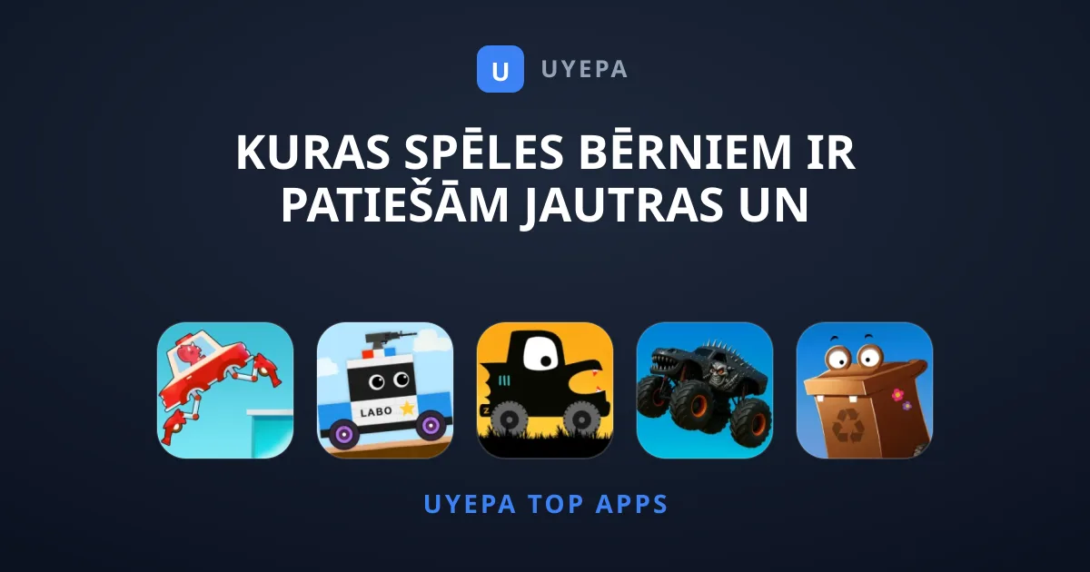 Kuras spēles bērniem ir patiešām jautras un drošas?