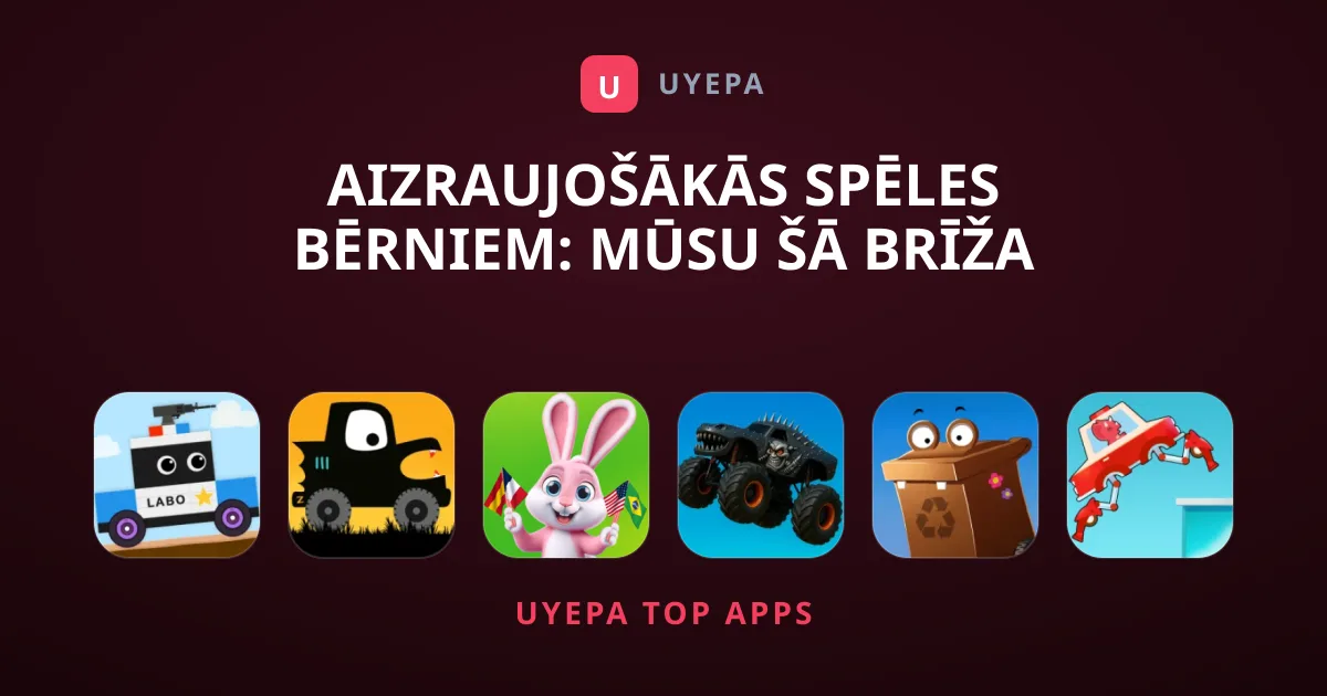 Aizraujošākās Spēles Bērniem: Mūsu Šā Brīža Favorīti